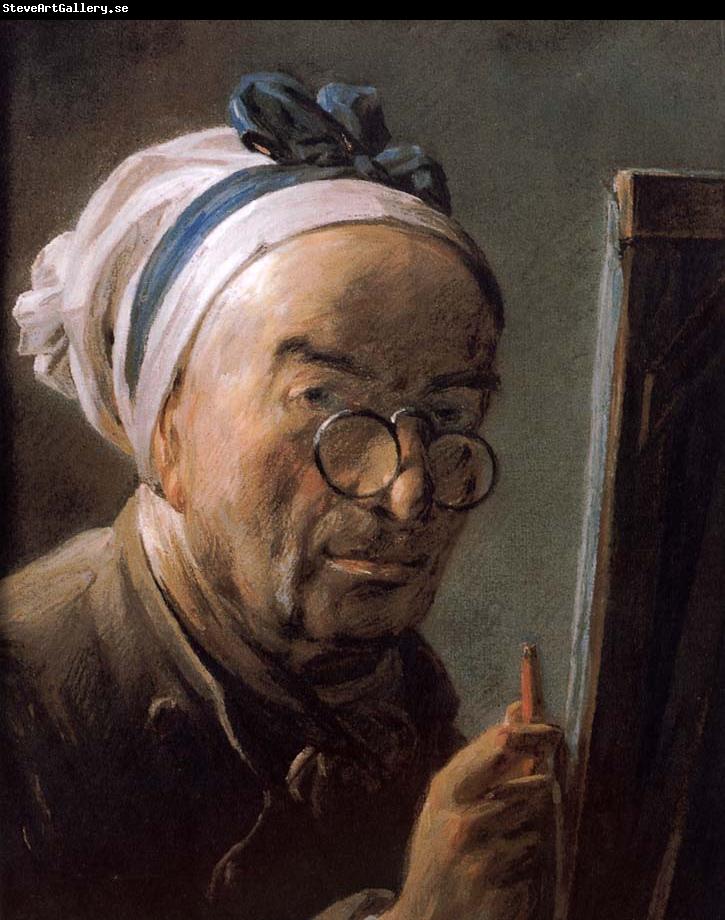 Jean Baptiste Simeon Chardin Chardin bust self portrait